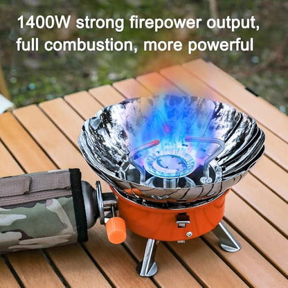 Windproof Outdoor Electronic Foldable Lotus Gas Stove